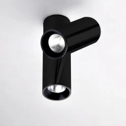 Milan Haul LED-loftlampe, 2 lyskilder, sort