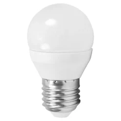 MiniGlobe E27 G45 5W LED-pære, universalhvid