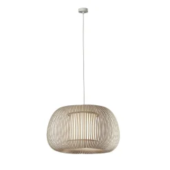 Mirta pendel, skærm af akrylstivere, grå, Ø 45 cm