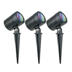 Müller Licht LED udendørs spotlight tint Flores, sæt med 3 stk