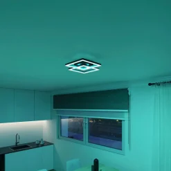 Müller Licht tint LED-loftlampe Cano, RGB, CCT, sort