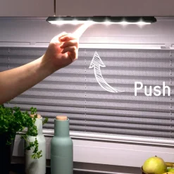 Mobina Push 30 LED-møbellampe med batteri, sort