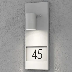 Modena 7655 husnummer lys, grå