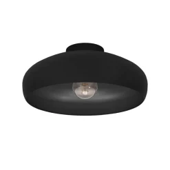 Mogano loftlampe, Ø 40 cm, sort, stål