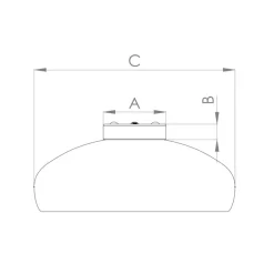 Mogano loftlampe, Ø40cm, kaffebrun