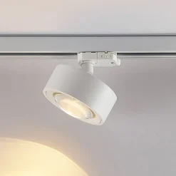 Molto Luce LED 3-faset skinnespot Mag, hvid, 827