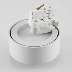 Molto Luce LED 3-faset skinnespot Mag, hvid, 827