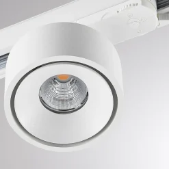 Molto Luce LED 3-faset skinnespot Magis, hvid, 830