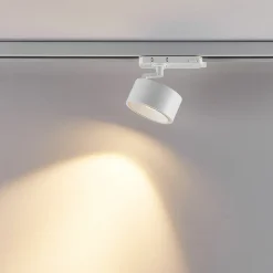 Molto Luce LED 3-faset skinnespot Magis, hvid, 827