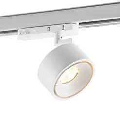 Molto Luce LED 3-faset skinnespot Magis, hvid, 827