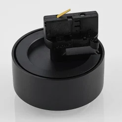 Molto Luce LED 3-faset skinnespot Mag, sort, 827