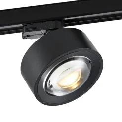 Molto Luce LED 3-faset skinnespot Mag , sort, 830
