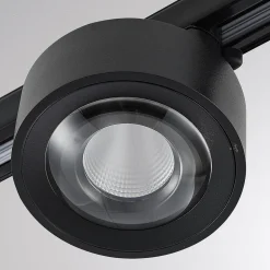 Molto Luce LED 3-faset skinnespot Mag , sort, 830