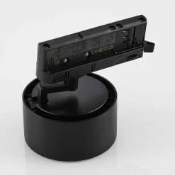 Molto Luce LED 3-faset skinnespot Magis, sort, 827