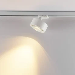 Molto Luce LED 3-faset skinnespot Mag, hvid, 830