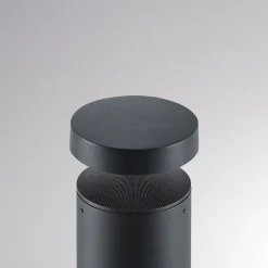 Molto Luce Mona LED-vejlampe, Ø 10 cm, aluminium, højde 85 cm