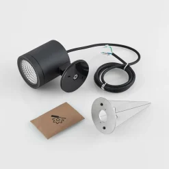 Molto Luce udendørs spotlampe Foris Round F, antracit