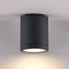 Molto Luce udendørs spotlampe Foris Round SD, antracit, aluminium