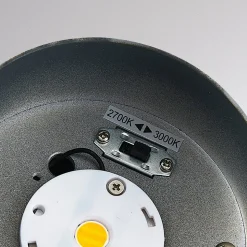 Molto Luce udendørs spotlampe Foris Round SD, antracit, aluminium