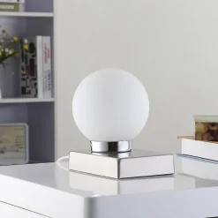 Naomi bordlampe med glaskugle