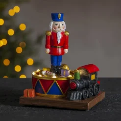 Nøddeknækker LED-dekorationslampe, roterende