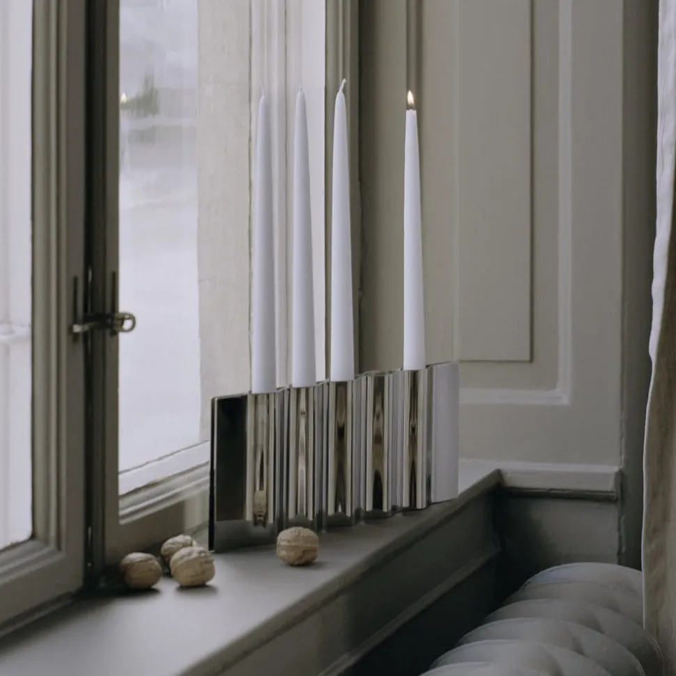 New Works Lysestage Ripply, bredde 33 cm, stål