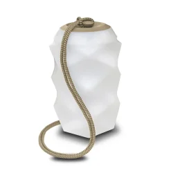 Newgarden Bita udendørs LED-hængelampe, hvid/brun