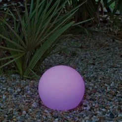 Newgarden Buly LED-solcellekugle IP65, Ø 20 cm