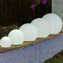 Newgarden Buly LED-solcellekugle IP65, Ø 20 cm