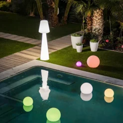 Newgarden Buly LED-solcellekugle IP65, Ø 50 cm