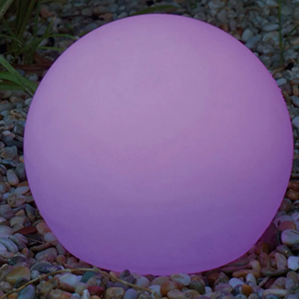 Newgarden Buly LED-solcellekugle IP65, Ø 30 cm