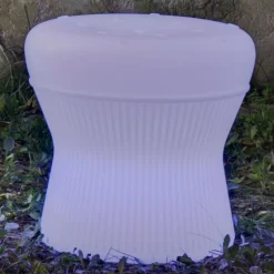 Newgarden Corfu LED-solskammel, 37 cm, genopladeligt batteri,