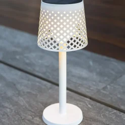 Newgarden Greta LED-solcellelampe, hvid