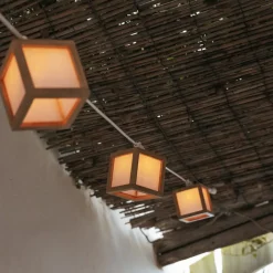 Newgarden LED-solcellelyskæde Vega, bambus, IP44