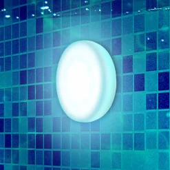 Newgarden Papaya LED-poollampe, batteri IP68 RGBW