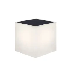 Newgarden Wally LED-solcellelampe til vægmontering, 12 x 12 cm