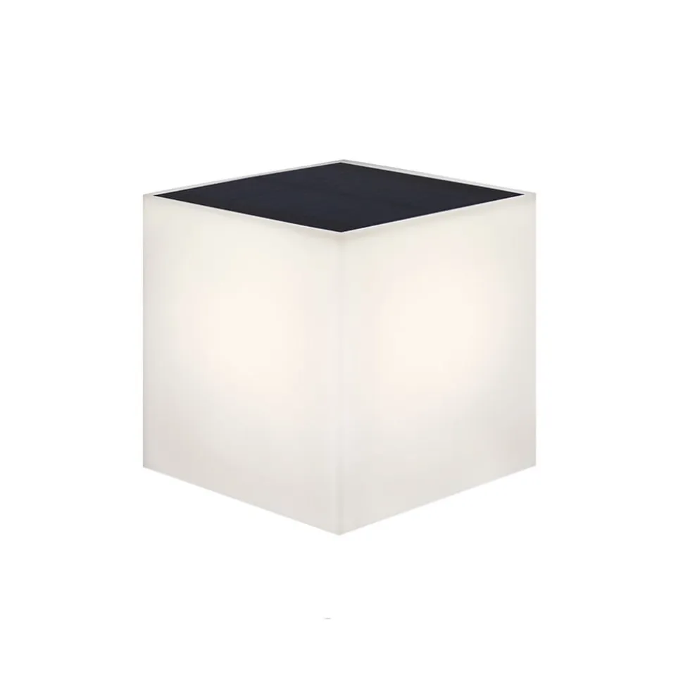 Newgarden Wally LED-solcellelampe til vægmontering, 18 x 18 cm