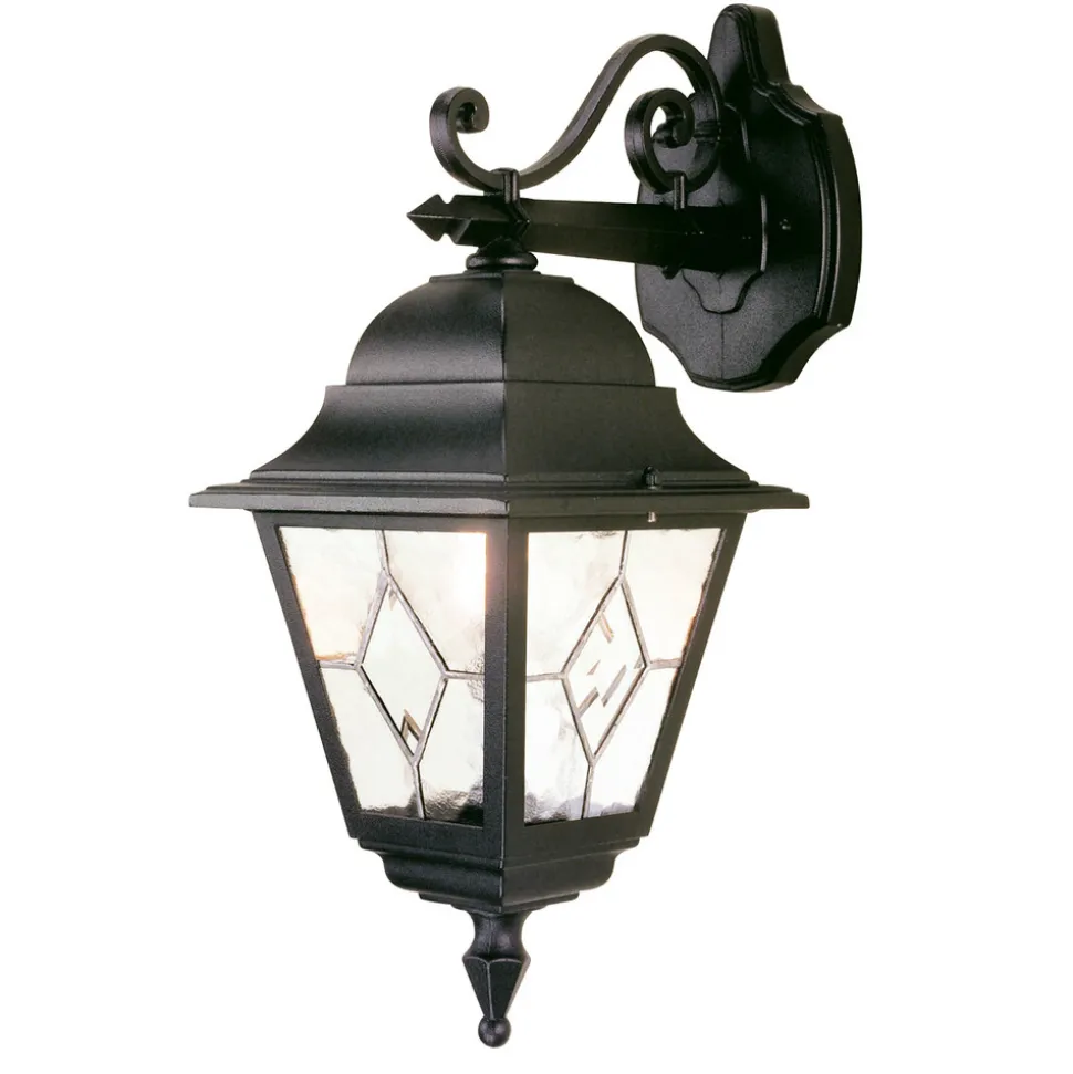 Norfolk udendørs væglanterne, blyindfattet