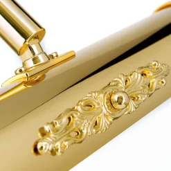 Nostalgisk bordlampe Picture, forgyldt