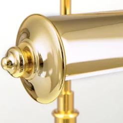 Nostalgisk bordlampe Picture, forgyldt