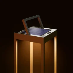 Numove LED solcellelampe, grafitgrå, højde 52,5 cm