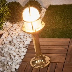 Ocean-sokkelampe, messing