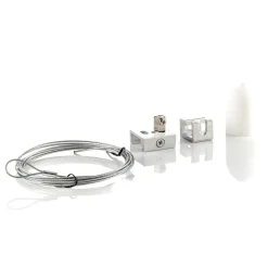 Ophængningssæt til Noa 3-faset skinne, 300 cm hvid