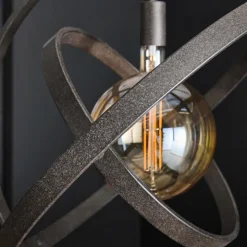 Orbit hængelampe, 3 ringe, 1 lyskilde, sort