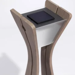 Osmoz LED-solcellelampe af Duratek, grå