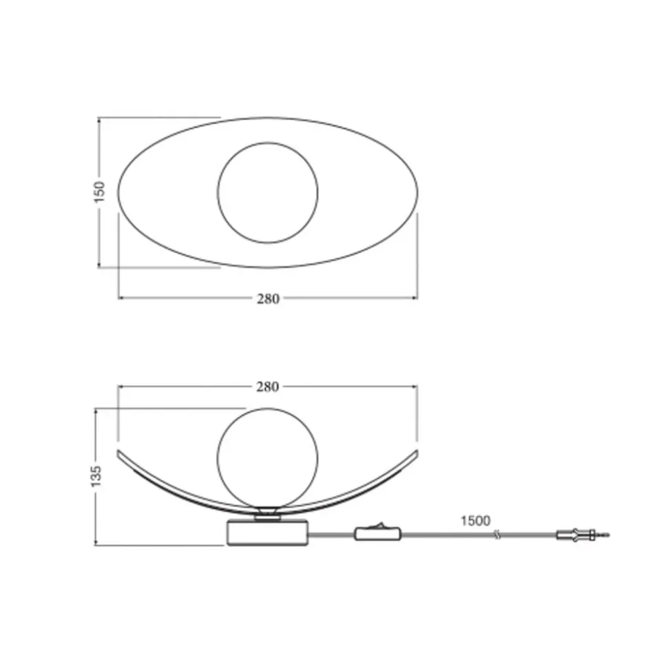 OSRAM bordlampe Decor Pearl, beige, filt, G9
