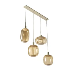 OSRAM hængelampe Decor Needle Linear beige, stål, 4 lyskilder E27