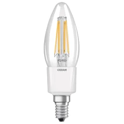 OSRAM LED-kerte E14 5,5 W Classic B 2.700 K klar