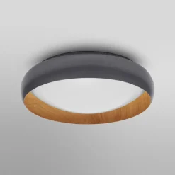 OSRAM LED-loftlampe ORBIS LIVIA, Ø 43 cm, grå, metal, dæmpbar