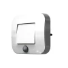 OSRAM LED-stikkontakt-natlampe LUNETTA HALL PIR-sensor hvid